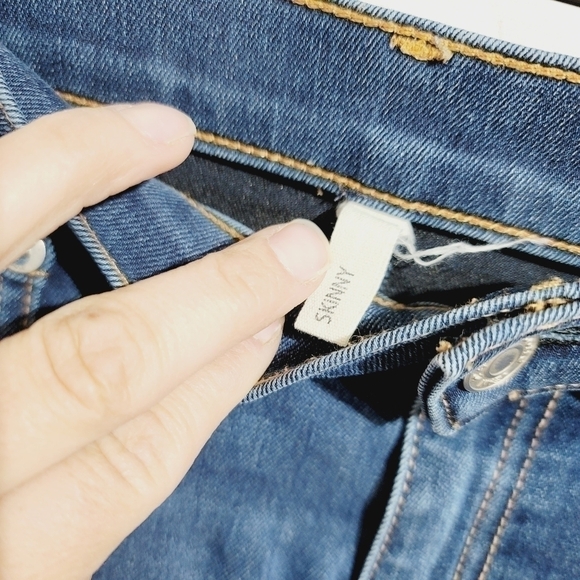 RAG & BONE SKINNY MID RISE BEDFORD JEANS, SZ 27 - Picture 6 of 11